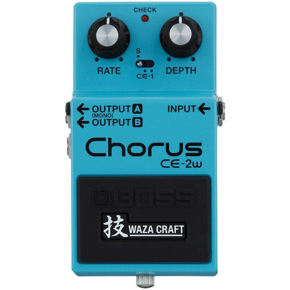 BOSS CE-2W Waza Craft Analog Chorus Pedal Classic Stereo Tone
